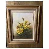 Yellow Roses Oil painting