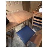 Wooden table and chairs