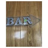 Metal Bar sign