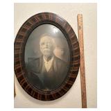 Antique frame and photo