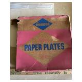 Vintage Diamond Paper plates