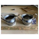 Fabrewware New York Cream and sugar