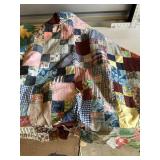 Handstitched Quilt top-clean