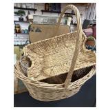 MIsc wicker baskets