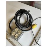 Heavy duty cord w/sockets