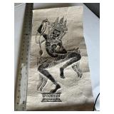 Vintage Temple rubbing