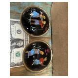 Pair of Iridescent wall decor