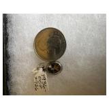 Sterling Smokey quartz pendant