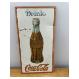 Metal Coca Cola sign-used