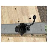 Cast iron Coffee grinder on board