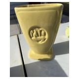 MId Century Yellow vase