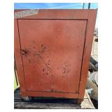 Red metal Mechanics cabinet