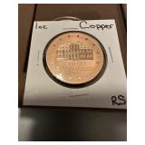 1 OZ .999 Pure Copper Schloss