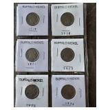 Buffalo nickels lot