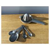 Vintage alum Kitchen utensils