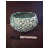 Unmarked McCoy hanging glazed planter