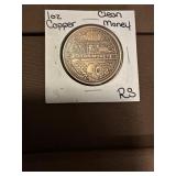 1 OZ of .999 Pure Copper Clean Money
