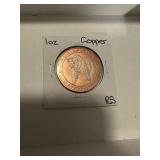1 Oz of .999 Pure Copper Bear