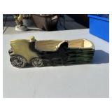 Glazed Carriage w/Horse planter