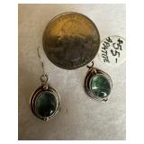 Apatite and Sterling Earrings