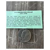 Bi Centenial Eisenhower dollar coin