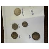 Misc lot of old  US coins