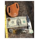 Case multi  Knife w/leather case