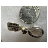 Rutulated Quartz/Sterling pendant