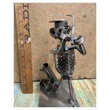 Handcrafted Metal Golfer