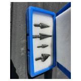 Step Drill bit set w/case