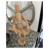 Wooden jointed figurine