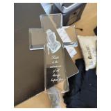 Glass decorative Cross