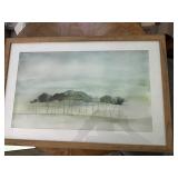 Framed Watercolor