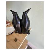 Penguin bookends set