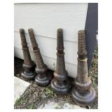 Wooden table, great legs