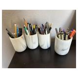 Pen and pencil organizers