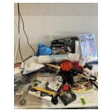 Misc tabletop of fishing, camping etc