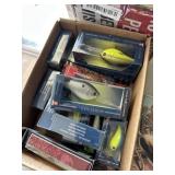 Box of Fishing lures