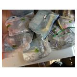 Misc bags of fishing items