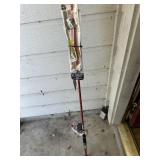 Rod, reel and tackle fishing pole