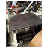 Wooden magazine table