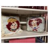Handmade Rag Ann pillows