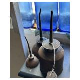 Misc lot of oil cans