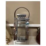 Metal hanging candle lantern