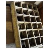 Wooden soda crate
