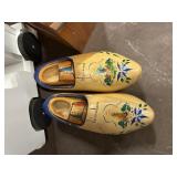 2 Sets of wooden shoes