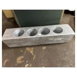 Wooden candy mold/candleholder