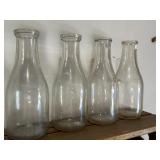Misc milk bottles