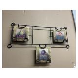 3ft Metal wall art w/plates