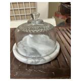 Marble base cheese dish